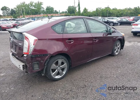 2013 Toyota Prius Three Se из США, поврежденный, VIN JTDKN3DU4D5581410